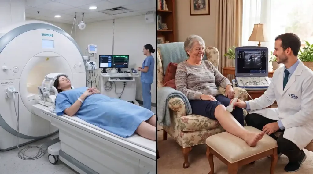 Maquina De Ressonancia Vrs Ultrassom Domicilio | Dr. Breno Paschoalin Trindade — Radiologista